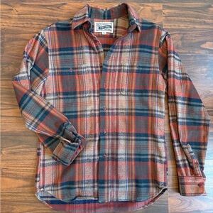 Schott Bros Plaid Flannel Shirt - Multicolor
